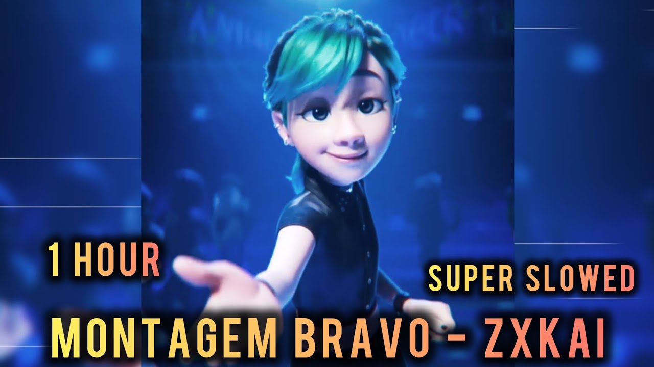 1 HOUR || MONTAGEM BRAVO - ZXKAI || SUPER SLOWED + REVERB