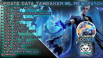 Update Data ML Lite 500MB Patch Aamon Full Event +Audio Indonesia || ml lite || mlbb || Hanya G