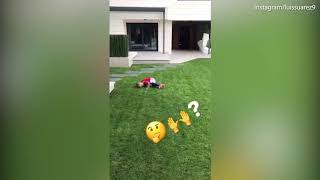 Luis Suarez's son shows off his trickery in Instagram