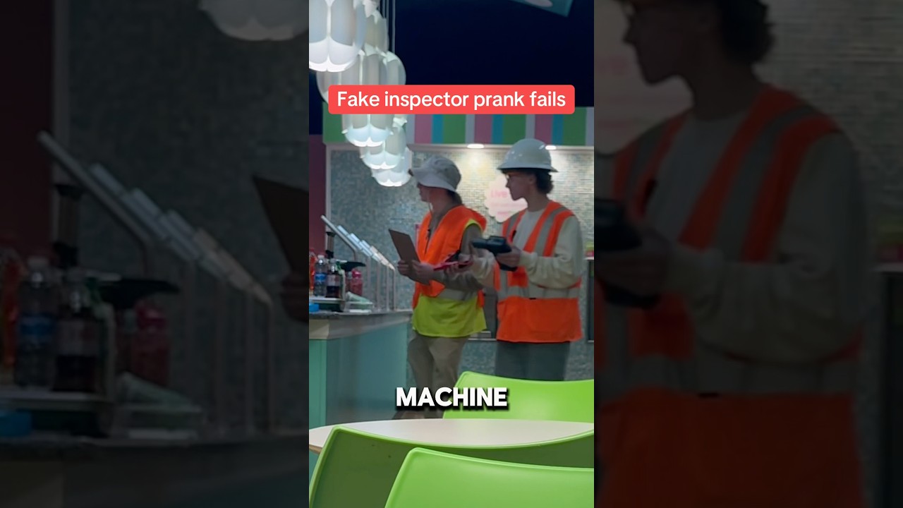 Fake inspector prank fails