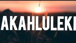 Akahluleki - itende instrumental