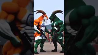 India vs Pakistan Elephant🐘 Clash | Desi Ground Showdown ! #shorts #trendingshorts