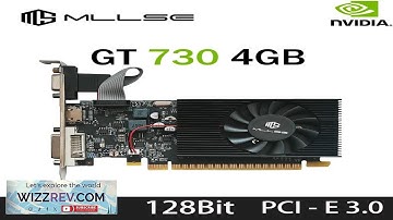 MLLSE GT 730 4GB GT 740 4GB Graphics Card GDDR3 128Bit DVI