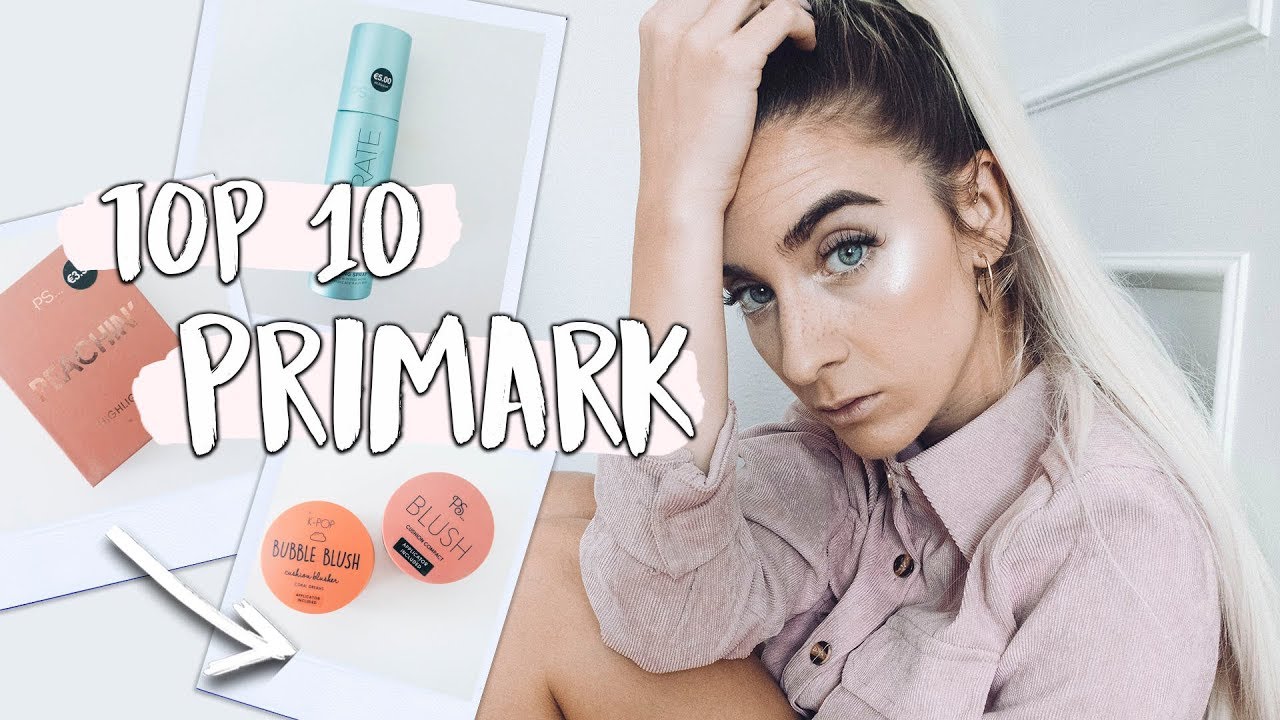 TOP 10 MAQUILLAJE PRIMARK ¡Favoritos MAKEUP! 🥰 YouTube