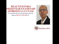 UNAM. REACTIVOS PARA EXAMEN DE ADMISIÓN. La ecuación de la recta que pasa por los puntos M(1,6) y N