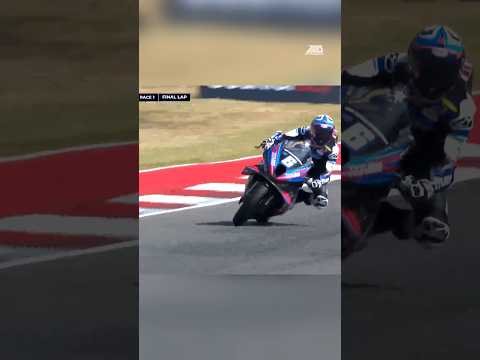 Cameron Beaubier and Josh Herrin chase it all the way to the checkered flag at COTA! 🏁