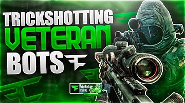 Trickshotting Veteran Bots! (POD)