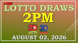 LOTTO RESULT 2PM DRAW ,  AUGUST 02, 2026@LottoResultTV15K