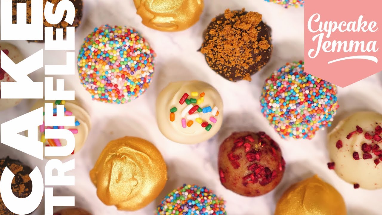 Cake Truffles, Cake Balls, Cake Pops! The best way to use up leftover cake | Cupcake Jemma Channel | CupcakeJemma