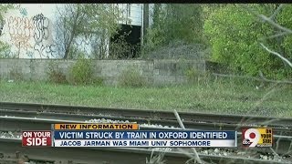 Victim struck by train in Oxford ID'd