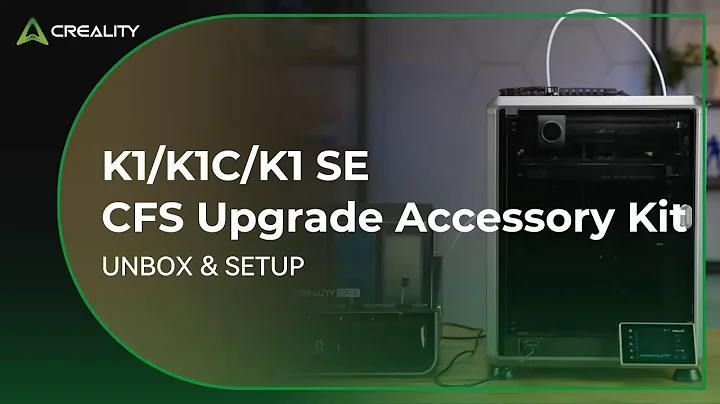 K1&K1C&K1 SE CFS Upgrade Accessory Kit Operation video