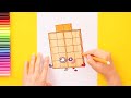 How to draw Numberblocks Block 22