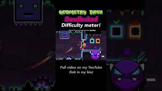 DEADLOCKED difficulty meter! #geometrydash #foryou