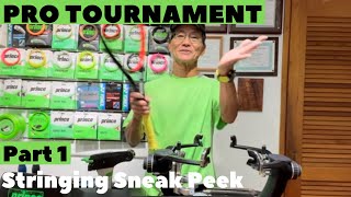 Racquet Stringing [Pro Tournament Stringing | Sneak Peek - Episode 1]