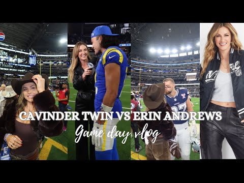Cavinder Twins | Erin Andrews vs Cavinder Game Day Vlog: Bears Game, Cowboys Last Home Game