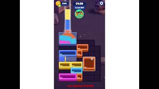 Color Sand: Fill The Blocks Level 397 Gameplay