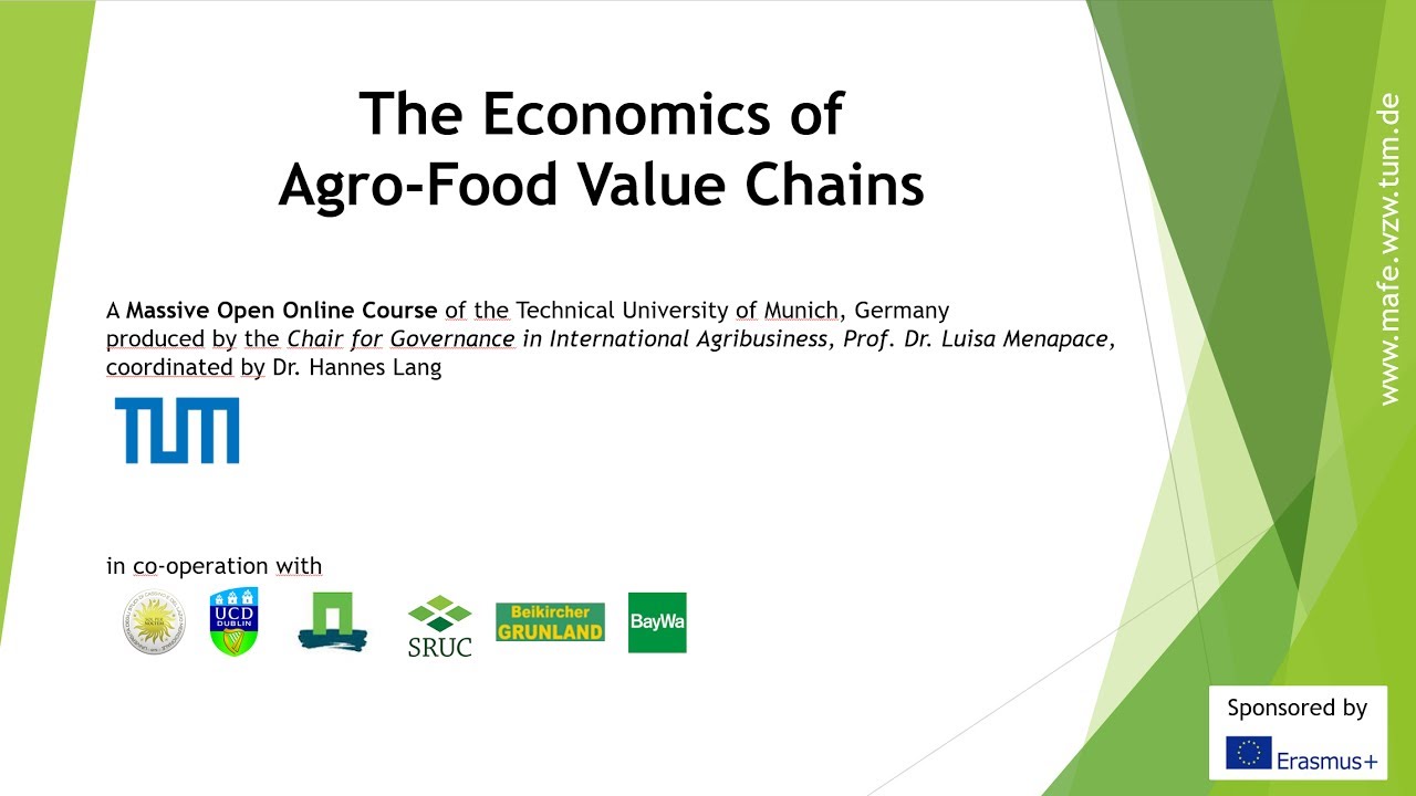 The Economics Of Agro-Food Value Chains - Tum Executive & Professional  Education