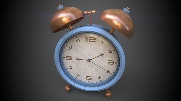 Autodesk Maya and Substance Painter - alarm clock modeling (part1 : creating modeling)