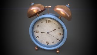 Autodesk Maya and Substance Painter - alarm clock modeling (part1 : creating modeling)