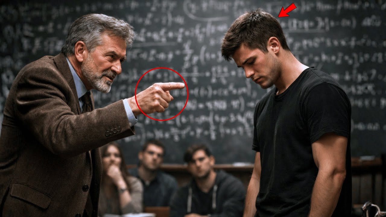 Profesor upokorzył ucznia, dając mu niemożliwe zadanie… nie wiedząc, że był geniuszem