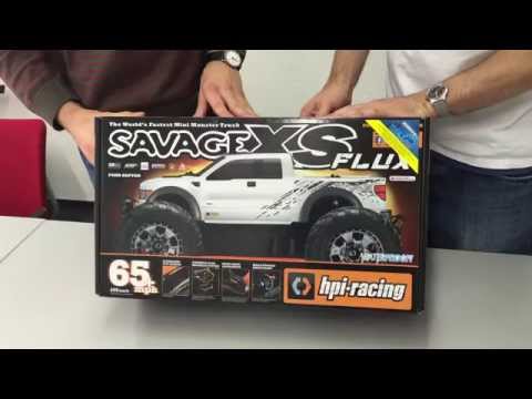 CARS & Details: Unboxing - HPI Savage XS Flux mit Ford Raptor-Karosserie von LRP electronic