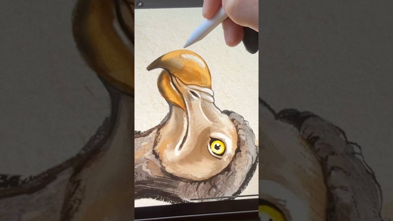 🦤 Drawing the DODO on iPad ✍️✨ 