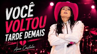Ana Castela – Você Voltou Tarde Demais 🌹💔 | Feminejo Sofrência 2026