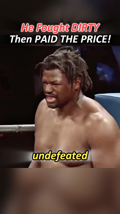 This notorious boxer is unable to restrain himself#boxing