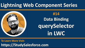14 LWC | Use querySelector to Fetch Data | HTML Template Data Binding | Lightning Web Component