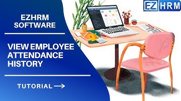 30.How to manage employee attendance history in EZHRM software ? | Best HR software 2020