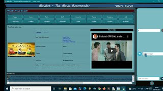 MovBot - Movie Recommender App made with Python || PYQT5 || demo