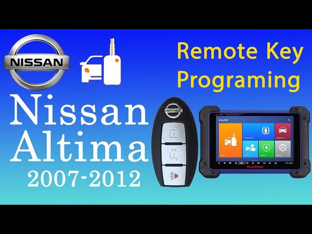 Programming A Nissan Altima/maxima 2024