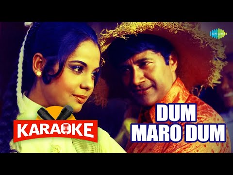 Dum Maro Dum - Karaoke With Lyrics | Asha Bhosle | R.D. Burman | Dev Anand | Old Hindi Song Karaoke