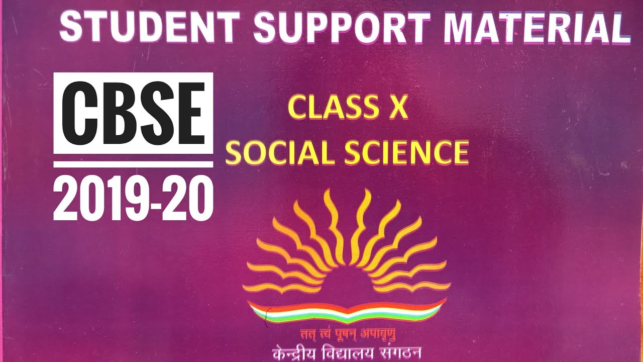 From CBSE Social science study material for class 10 || LATEST STUDY ...