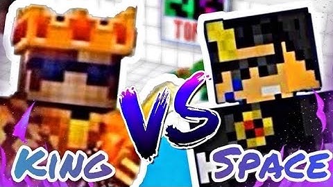 Pixelgun 3d 1v1 space vs king| for top 1