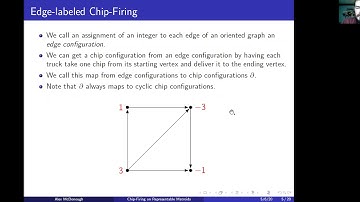 GOCC 5/6/20 "Chip-Firing on Representable Matroids" by Alex McDonough (Brown)