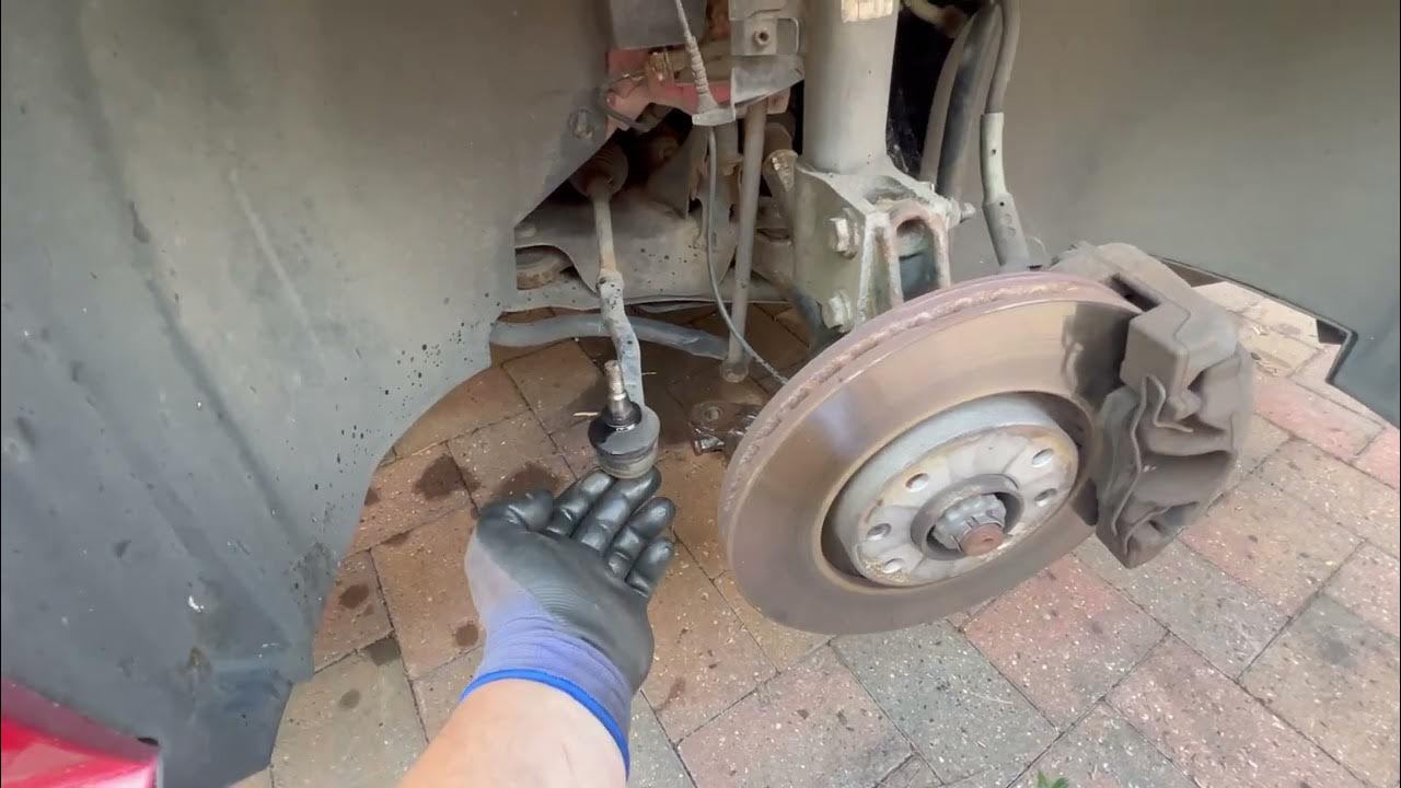 What a Worn out Loose Bad Inner Tie Rod looks like - YouTube