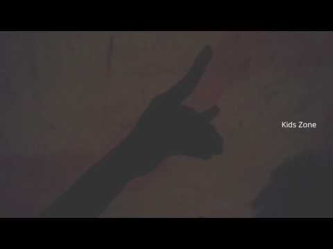 Talented kid showing images-shadow hand