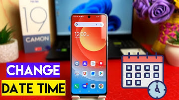 How to Change Date & Time in Tecno Camon 19 - Time Zone Settings