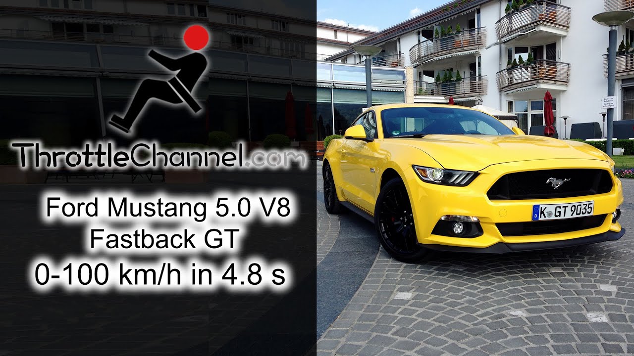 Ford Mustang Fastback GT 5.0 V8 acceleration - ThrottleChannel.com