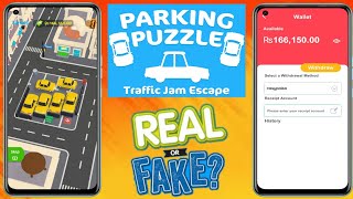 Parking Puzzle Traffic Jam Real Or Fake - Parking Puzzle Traffic Jam Withdrawal Proof screenshot 4
