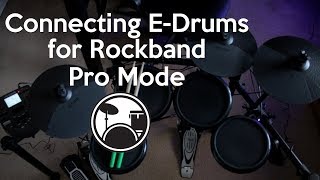 How to Connect E-Drums for Rockband 4 Pro Drumming on Xbox One/ PS4