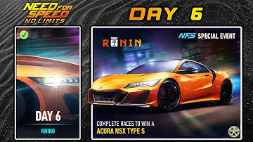 NFS No Limits | Day 6 - Acura NSX Type S | Ronin