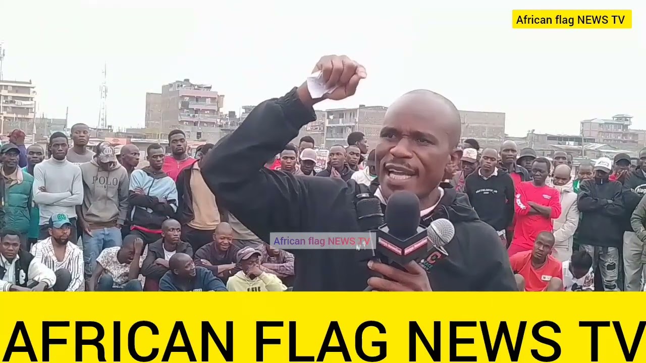 BREAKING NEWS DRAMA IN JACARANDA SISI KAMA WAJALUO TUMECHOKA NA OBURU ODINGA SISI NI SIFUNA 