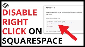 How to Disable Right Click on Squarespace [QUICK GUIDE]