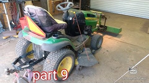 loader build / rear lift build for lawn mower part 9