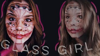 Человек-Стекло| Грим-Иллюзия| Glass Girl Illusion makeup tutorial