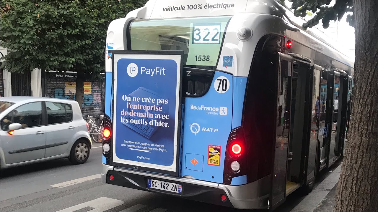 Trajet de Bobigny - Pablo Picasso à Mairie de Montreuil sur ligne bus 322