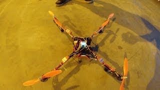 Quadcopter X666 KK2.1 - Practice Flight