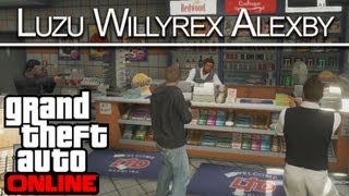 QUE MALOS ATRACADORES!! GTA V Online c/ Willyrex y AlexBy - [LuzuGames]